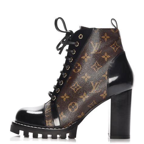 louis vuitton black heart ankle boots|ankle Louis Vuitton boots women.